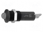 Indicator: LED | prominent | 24VDC | Cutout: &Oslash;8.4mm | IP67 | connectors