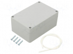 Enclosure: multipurpose | X: 70mm | Y: 105mm | Z: 45mm | ABS | light grey