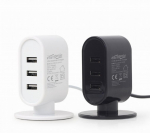 EnerGenie USB Desktop Charger Black/White Mix