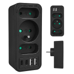 T&ouml;&ouml;riistad ja m&otilde;&otilde;teseadmed // Uued tooted t&ouml;&ouml;riistade, tarvikute kategoorias // Gniazdko prądowe x3 + 4xUSB Maclean, rozgałęźnik z 3 gniazdami, 2xUSB A, 2xUSB C PD 20W, 1x16A + 2x6A, MCE248 F/B