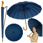 Spordiks ja aktiivseks puhkuseks // Spordikaubad ja varustus // Duży Parasol Automatyczny Pokrowiec Na Ramię 24-Żeberkowy Granatowy 115 cm