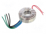 Transformer: toroidal | 160VA | 230VAC | 22V | 22V | 3.63A | 3.63A | 1.7kg
