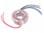 Transformer: toroidal | 60VA | 230VAC | 12V | 12V | 2.5A | 2.5A | 0.8kg