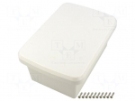 Enclosure: multipurpose | X: 145mm | Y: 210mm | Z: 90mm | WG | ASA | white