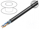 Wire | 4x2x24AWG | stranded | Cu | shielded,Al-PET foil | chrome | 152m