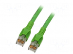 Patch cord | S/FTP | Cat 6a | RJ45 plug,both sides | stranded | Cu | 4m
