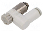 Throttle-check valve | 1&divide;10bar | 4mm | Input thread: M5