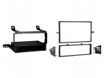 Radio frame | Nissan,Suzuki | 2 DIN | black