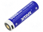 Re-battery: Li-Ion | 21700 | 3.6V | 5000mAh | Socket USB | &Oslash;21.5x75.5mm