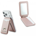 Karl Lagerfeld MagSafe Mirror Cardslot Wallet Pink