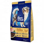 OPTIVITAL With fresh chicken - dry dog food - 2,4kg