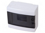 Enclosure: for modular components | IP40 | wall mount | white | 40 CD