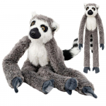 M&auml;nguala | PC | Konsoolid | Tarvikud // M&auml;nguasjad ja m&auml;ngud lastele // Pluszowa Maskotka Przytulanka Lemur Z Rzepami Do Zawieszenia Szary 35cm