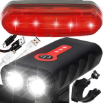 Spordiks ja aktiivseks puhkuseks // Bicycle accessories // Lampka rowerowa led prz&oacute;d 1800 lumen&oacute;w mocna + tył -s103