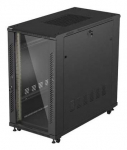 Lanberg FF01-6222-12B rack cabinet 22U Freestanding rack Black