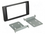 Radio frame | VW | 2 DIN | black