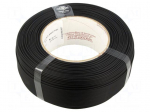 Filament: PLA | 1.75mm | black | 220&divide;250&deg;C | 1kg | Table temp: 40&divide;60&deg;C