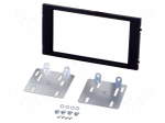 Radio frame | Seat | 2 DIN | black