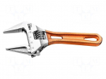 Wrench: adjustable | Jaw capacity: 32mm | Overall len: 139mm | short