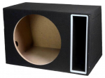 Car loudspeaker enclosure | MDF | black | textil | 70l | 380mm