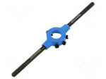 Diestock | Grip capac: M3-M4 | L: 175mm | Thk: 5mm | zinc alloy | Silver