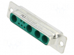 Connector: Special D-Sub | PIN: 9,9(4+5) | socket,plug | female | 9/4