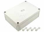 Enclosure: multipurpose | X: 130mm | Y: 180mm | Z: 63mm | TK PC | grey