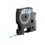 Dymo 40910 (S0720670) D1 Label Tape 9mm x 7m, Black on Clear
