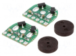 Sensor: Hall | Pcs: 2 | encoders,magnet | 2.7&divide;18VDC | Series: HPCB