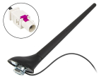 Auto- ja mootorrattatooted, elektroonika, navigatsioon, CB raadio // Car Radio and TV antennas and accessories // 22-708# Antena fm vw phantom fakra sam.maszt 20 cm profesjonalna