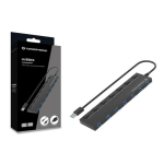 CONCEPTRONIC 7-pordiga USB-jaotur USB-A3.0->7xA3.2Gen1/DC koos toiteadapteriga