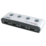 USB-adapter Lindy USB-A - RS-232 x4 Silver (42858)