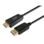 Equip DisplayPort&ndash;HDMI 4K/30Hz St/St 5,00m kaabel pol&uuml;kotis