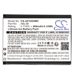 900mAh Replacement Battery for AgfaPhoto DC8200, DC9200, Realishot DC8200, Realishot DC9200, ABL5B