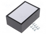 Enclosure: multipurpose | X: 56mm | Y: 85mm | Z: 36mm | 15 | ABS | black
