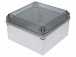 Enclosure: multipurpose | X: 300mm | Y: 300mm | Z: 180mm | GEOS | grey