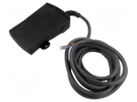 Switch: foot | Stabl.pos: 1 | SPST-NO | 14A/250VAC | IP65,IP67 | black