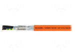Wire: servo drive | TOPSERV&reg;109 | 4G25mm2 | orange | stranded | Cu | PUR
