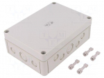 Enclosure: multipurpose | X: 130mm | Y: 180mm | Z: 63mm | TK PS | grey