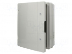 Enclosure: wall mounting | X: 310mm | Y: 410mm | Z: 170mm | ABS | grey