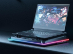 Conceptronic THYIA03B Turbofan Gaming Laptop Cooling Pad with USB Hub, RGB, Sealed Foam, Mobile Holder