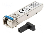 SFP module | LC/UPC,SFP | 0&divide;70&deg;C | 1.25Gbps | Range: 3km | Marker: blue