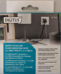 SALE OUT. DIGITUS Safety Plug for Flush Mounting with 1 x USB Type-C