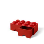 Room Copenhagen LEGO Brick Drawer 8 red - RC40061730