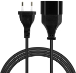 Power extension cord SAVIO 1.5m Black