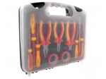 Kit: pliers, insulation screwdrivers | Pcs: 11 | 1kV