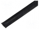 Polyester conduit | Braid diameter: 10&divide;30,nom.25mm | black | L: 10m