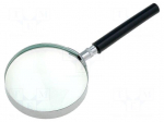 Binocular magnifier | Mag: x2 | Lens diam: 75mm