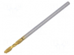 Drill bit | for metal | &Oslash;: 1.3mm | HSS-CO | Working part len: 8mm