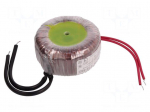Transformer: toroidal | 35VA | 230VAC | 24V | 1.45A | 0.5kg | &Oslash;: 68mm | IP00
